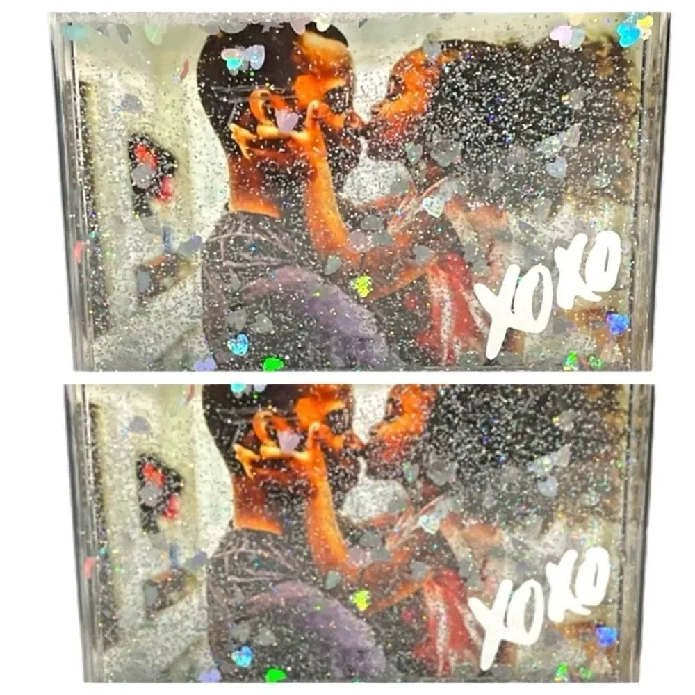 Burnes Of‎ Boston XOXO Heart Confetti Acrylic Interchangeable Photo Frame Set